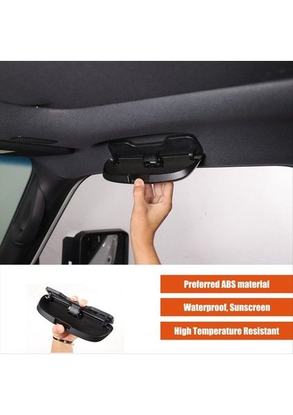 Toyota Land Cruiser Prado 250 LC250 2024 Iç Aksesuarlar Için Güneş Gözlüğü Tutucu Vaka Saklama Kutusu (Yurt Dışından) indirimleri