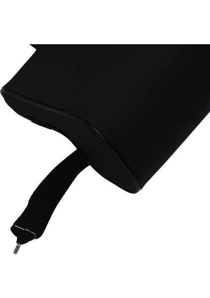 2x Otomobil Koltuk Deri Deri Bacak Pad Desteği Uzatma Mat Yumuşak Ayak Bacak Deri Yastık Diz Yedi Bellek Evrensel Siyah (Yurt Dışından) indirimleri