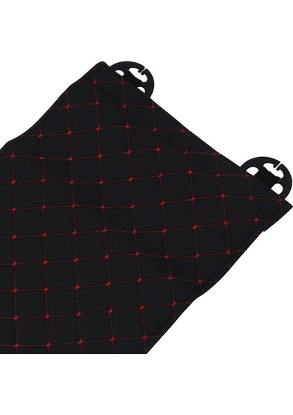 Otomobil Koltuk Deri Deri Bacak Pad Destek Uzatma Mat Yumuşak Ayak Ayak Bacak Deri Deri Diz Yedi Bellek Siyah Kırmızı Çizgi (Yurt Dışından) fırsatları