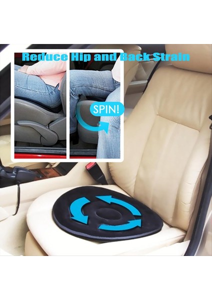 360 Dönen Koltuk Yastığı 360 Dönen Koltuk Kaymaz Yastık 360 Dönen Koltuk Yastığı Dönen Araba Koltuğu Bir (Yurt Dışından) fırsatları