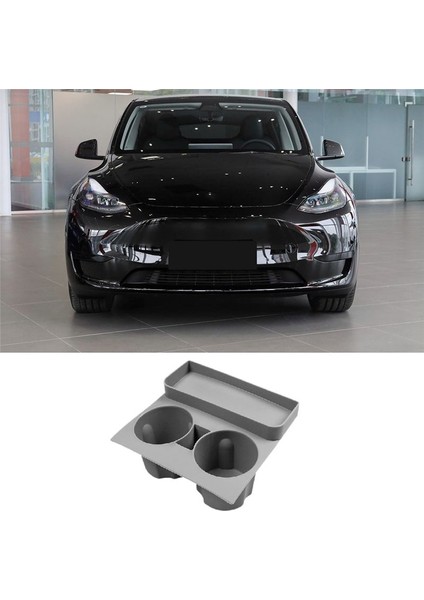Araba Merkezi Kontrol Su Kupası Sınırlayıcı Tesla Model Için Tek Parçalı Silikon Su Kupası Tutucu Ped 3 Y 2021-2023 Gri (Yurt Dışından) indirimleri