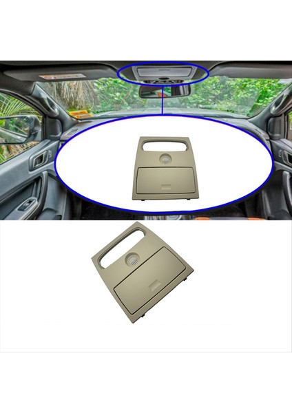 Araba Konsol Çatı Okuma Işık Gözlükleri Kutu Trim Kapak CN15-A519A58-AA Ford Ranger Everest Mazda BT50 2012-2019 Için (Yurt Dışından) indirimleri