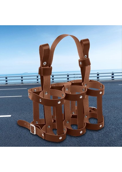 Bisiklet Bira Şişesi Tutucu Deri Içecek Tutucu Açık Bira Su Şişesi Tutucu Kahverengi (Yurt Dışından) indirimleri