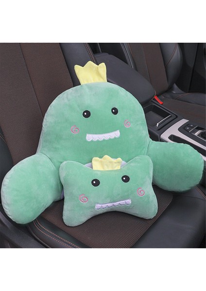 Araba Koltuk Başlığı ve Lomber Destek Yastığı Sevimli Dinozor Araba Lomber Destek Yastığı ve Araba Boyun Yastık Kiti Uyku Yastığı Için (Yurt Dışından) indirimleri