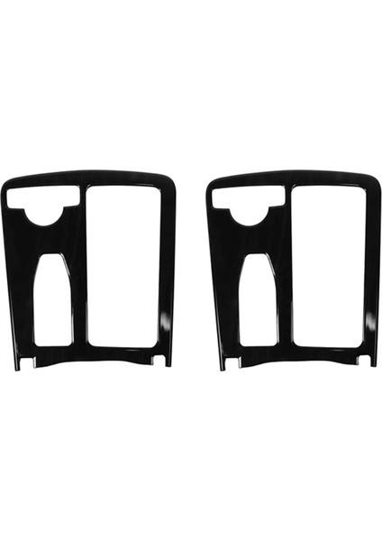 2x Araba Merkez Konsol Su Kupası Tutucu Kapak Trim Mercedes Benz C Sınıfı W204 08-13 (Yurt Dışından)