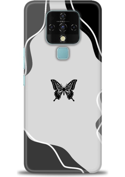 Tecno Camon 16 Kılıf Hd Baskılı Kılıf + 9h Nano Tam Kaplayan Ekran Koruyucu 186