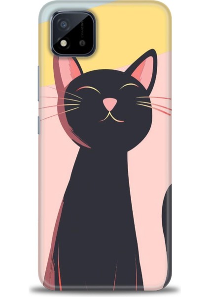 Realme C11 2021 Kılıf Hd Baskılı Kılıf + 9h Nano Tam Kaplayan Ekran Koruyucu 66