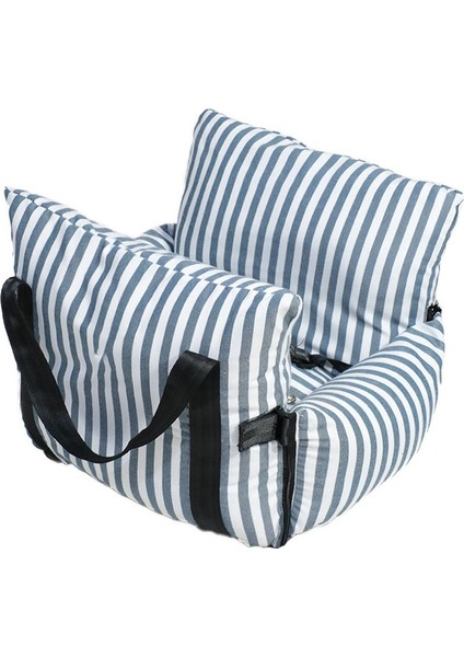 Yeni Evcil Hayvan Araba Koltuk Çantası Köpek Yavrusu Arka Koltuk Koruyucu Çıkarılabilir El ve Araba Mavi Kalın Şerit (Yurt Dışından)