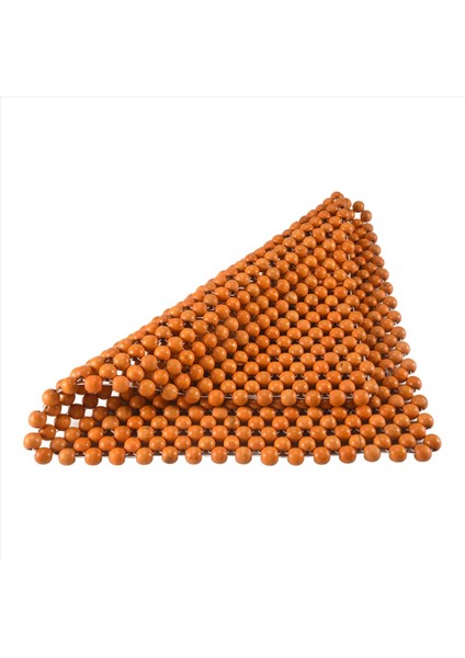 Muzhu Araba Koltuğu Yastık Ahşap Boncuk Sandalye Sanat Masajı Yastık Arabası Koltuk Yastık Araba Koltuk Kapağı Boncuk Ped Bej (Yurt Dışından) fiyatları