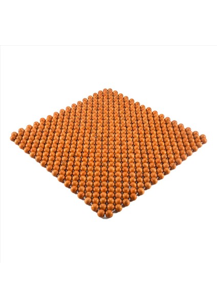 Muzhu Araba Koltuğu Yastık Ahşap Boncuk Sandalye Sanat Masajı Yastık Arabası Koltuk Yastık Araba Koltuk Kapağı Boncuk Ped Bej (Yurt Dışından) indirimleri