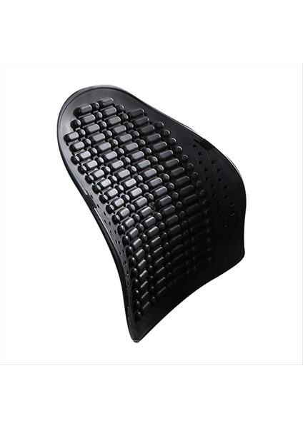 Araba Arka Sandalye Masaj Lomber Yastık Örtü Havalandırılmış Yastık Arabası Ev Siyah (Yurt Dışından)