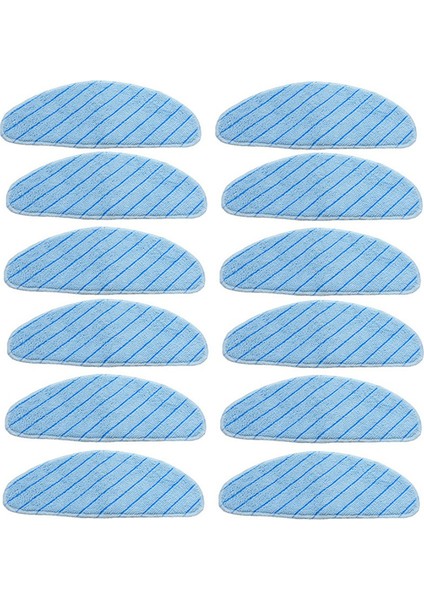 Ecovacs Deebot Ozmo T9 T9 Max T9 Aıvı T8 N8 N9 Elektrikli Süpürge Mikrofiber Paspas Bezi Için 12 Adet Yıkanabilir Paspas Pedi (Yurt Dışından)
