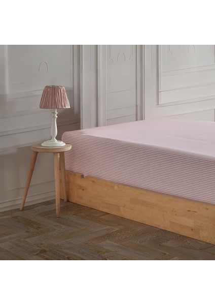 | Mix & Match | Oriana |%100 Pamuklu Çift Kişilik 240 x 260 Çarşaf Pembe