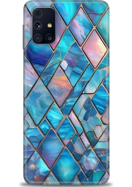 Samsung Galaxy M31S Hd Baskılı Kılıf + 9h Nano Tam Kaplayan Ekran Koruyucu 338