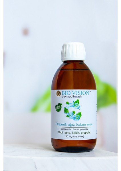 BioVision Organik Naneli Ağız Bakım Suyu 250 ml modelleri