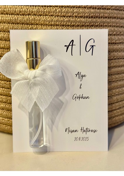 Düğün,söz,nişan,nikah ve Özel Günleriniz Için , Kişiye Özel 10 Adet Hediyelik Kolonya