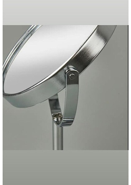 Sonx Masaüstü Ayaklı 360° Dönebilen Ev, Ofis, Işyeri, Seyahat Için Mini Krom Büyüteçli Ayna 21X15 modelleri