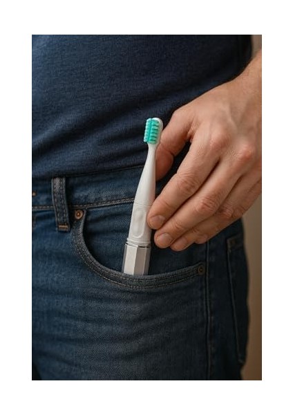 Dentindex Taşınabilir Sonik Diş Fırçası – Sessiz, Yumuşak Başlıklı, Şarjlı, Dupont Kıllı, Seyahat Tipi Cep Diş Fırçası-(Mavi) modelleri