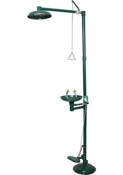 Zemine Monte Galvaniz Elektrostatik Boyalı Kombine Göz Ayak ve Vücut El Kumandalı Duş