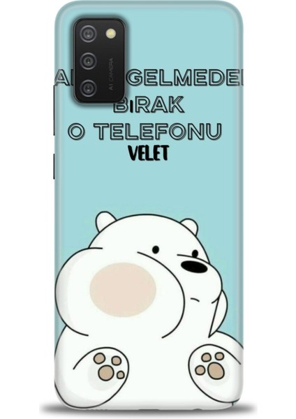 Samsung Galaxy A03S Hd Baskılı Kılıf + 9h Nano Tam Kaplayan Ekran Koruyucu 160