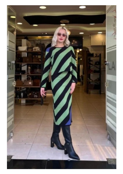 Çizgili Triko Etek fırsatları