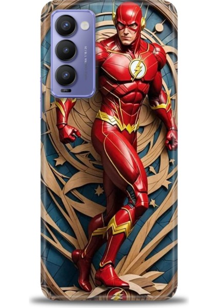 Tecno Camon 18 Kılıf Hd Baskılı Kılıf + 9h Nano Tam Kaplayan Ekran Koruyucu 92