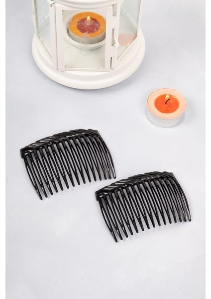 Siyah Tarak Toka 2 Adet,kadın Çocuk Mandal Toka, Lastik Toka Seti, Toka Organizer, Toka, Kız Çocuk Toka, Toka