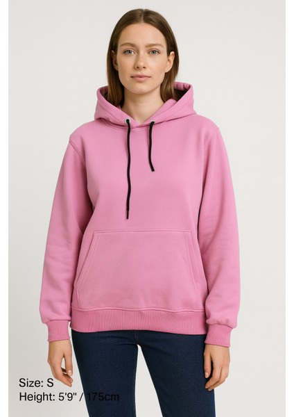 Unisex Hoodie Sweatshirt Kalın Oversize 3 Iplik