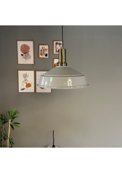 Carmelo Gri Renk Asaletli Tekli Avize Eskitme Fener Başlık Sarkıt Lamba Salon Aydınlatma indirimleri