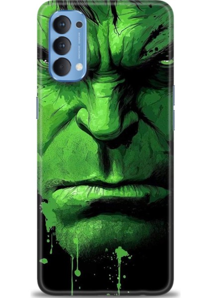 Oppo Reno 4 Kılıf Hd Baskılı Kılıf + 9h Nano Tam Kaplayan Ekran Koruyucu 94