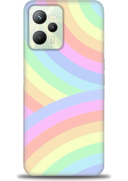 Realme C35 Kılıf Hd Baskılı Kılıf + 9h Nano Tam Kaplayan Ekran Koruyucu 425