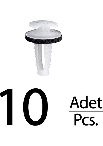 Ford Transit Connect Için Bagaj Klips- 10 Adet