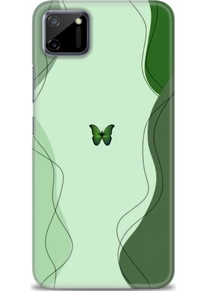 Realme C11 Kılıf Hd Baskılı Kılıf + 9h Nano Tam Kaplayan Ekran Koruyucu 187