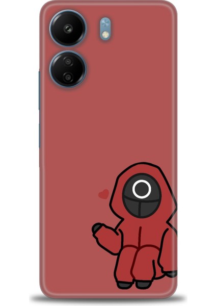 Xiaomi Poco C65 Kılıf Hd Baskılı Kılıf + 9h Nano Tam Kaplayan Ekran Koruyucu 288