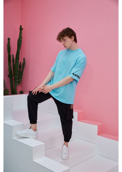 R-5555 Maximum Baskılı Oversize T-shirt fırsatları