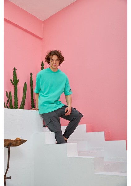 R-5555 Maximum Baskılı Oversize T-shirt fırsatları