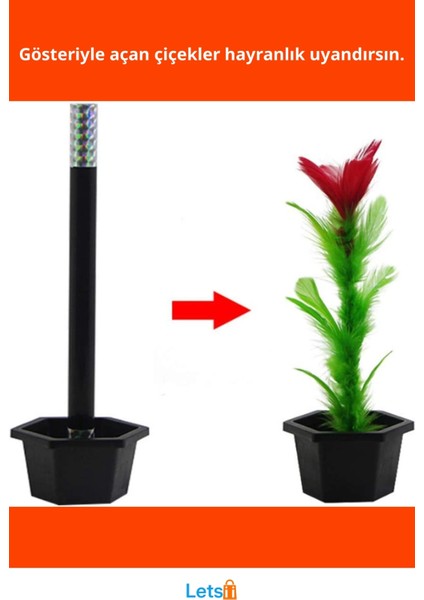 Eğlenceli Çiçek Çıkaran Sihirli Sihirbazlık Çubuğu fiyatları