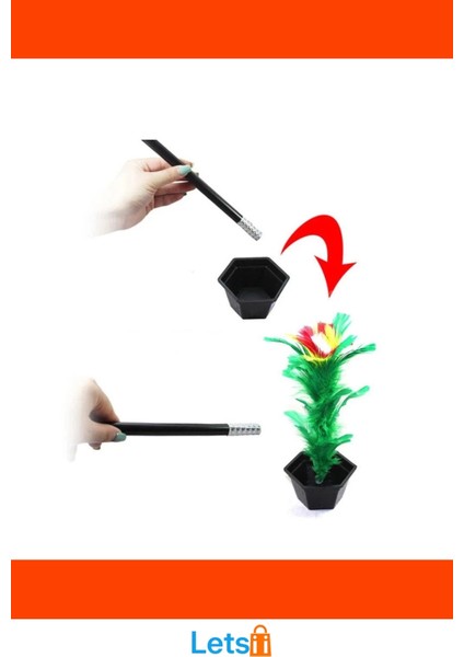 Eğlenceli Çiçek Çıkaran Sihirli Sihirbazlık Çubuğu fırsatları