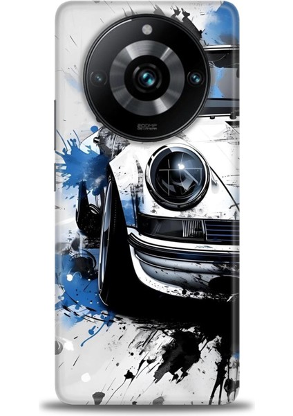 Realme 11 Pro Plus Kılıf Hd Baskılı Kılıf + 9h Nano Tam Kaplayan Ekran Koruyucu 487