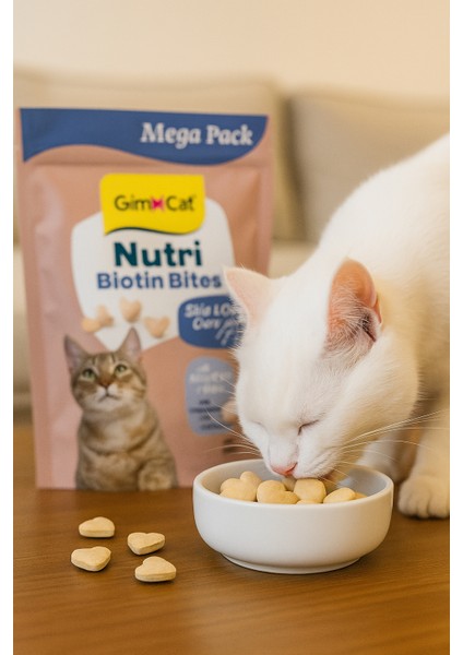Nutri Biyotinli Mascarpone Peynirli Kedi Ödül Tableti (425 Gr) fırsatları