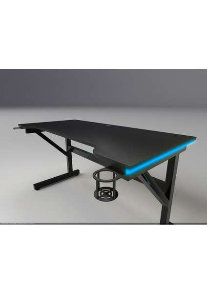Rgb Ledli Kumandalı Oyuncu Masası 145x65x76 indirimleri