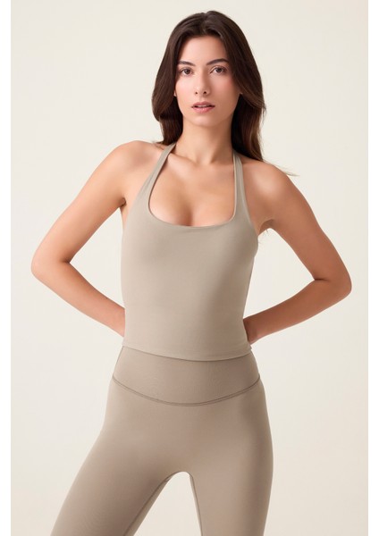 x Ece Vizon Halter Yaka Top Halter Tank