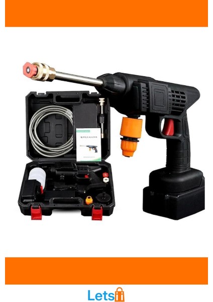 48V Şarjlı Çift Bataryalı Taşınabilir Basınçlı Yıkama Sulama Tabancası indirimleri