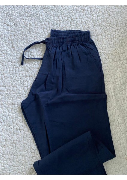 Modal Hafif , Yumuşak , Ipeksi Dokulu Lacivert Rengi Erkek Pantolon Pijama Altı fırsatları