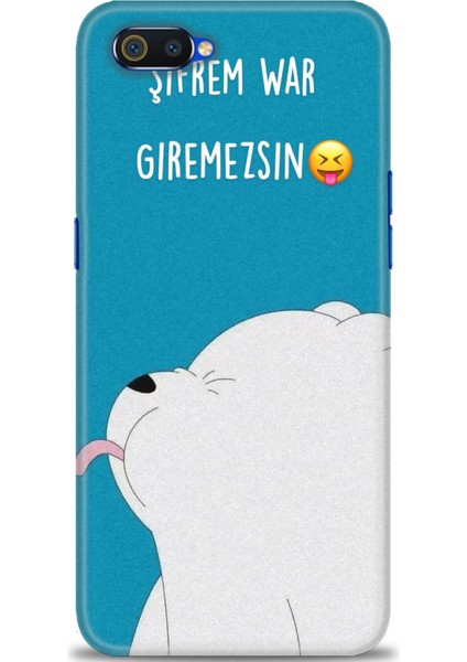 Realme C2 Kılıf Hd Baskılı Kılıf + 9h Nano Tam Kaplayan Ekran Koruyucu 152