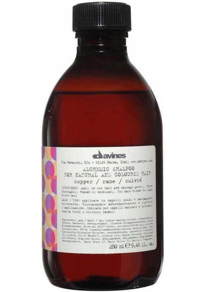 Alchemic Copper Boyalı Bakır Saçlar Renk Koruyucu Şampuan 280ml fiyatları