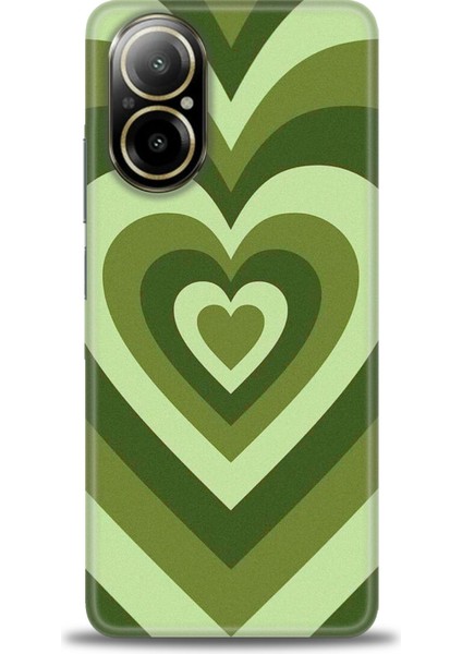 Realme 12 Lite 4g Kılıf Hd Baskılı Kılıf + 9h Nano Tam Kaplayan Ekran Koruyucu 200