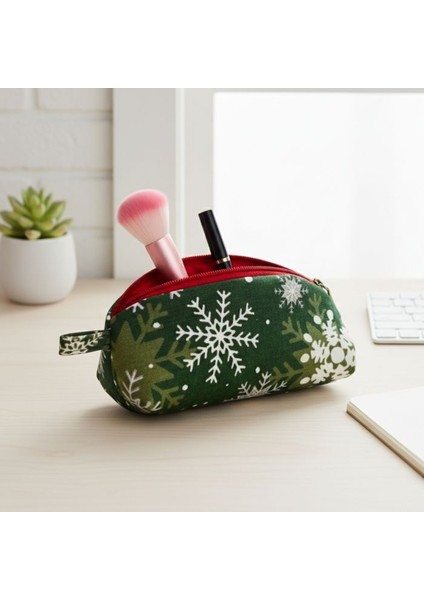 6245 El Yapımı Makyaj ve Kalem Düzenleyici Çanta