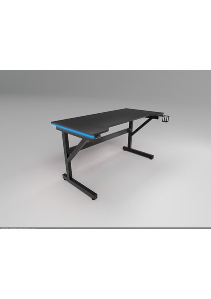 x My Table Led'li 130 x 65 x 76 Rgb'li Kumandalı Oyuncu Masası Oyuncu Masası