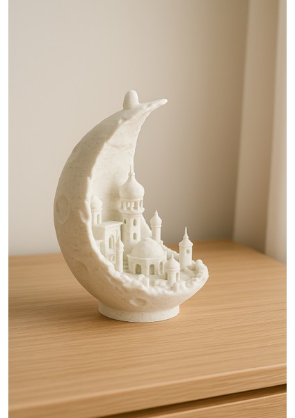 Yarım Ay Figürlü Şehirmanzaralı Dekoratif Obje fiyatları